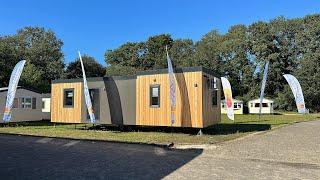 Mobilheim €79.000,-Lark Joli natur 11.20x4.10 Winterfest