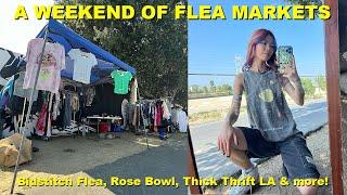 A WEEKEND OF FLEA MARKETS | Bidstitch Flea, Rose Bowl, Thick Thrift LA & more!