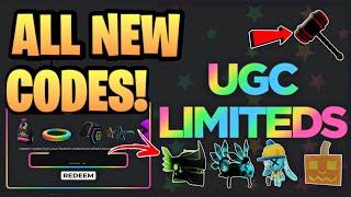 *NEW* ALL WORKING CODES FOR UGC LIMITED IN OCTOBER 2024! ROBLOX UGC LIMITED CODES