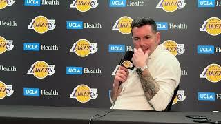 JJ Redick On Lakers’ Matchup With Pelicans, Cooper Flagg’s Duke Season