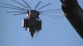 A CH-53E arrives at Nellis AFB for Aviation Nation 2008.