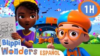 El parque infantil más grande del mundo | Blippi Wonders | Caricaturas para niños