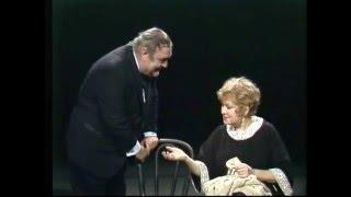 Zero Mostel fiddles with Kay Medford 2/25/71