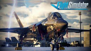 So it CAN be done!! | PHENOMENAL Sounds in MSFS | 4K Full Flight Demo - IFE F-35 | MSFS