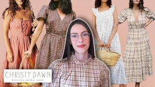 11 Sewing Patterns to create your own Christy Dawn inspired handmade wardrobe + 1 pattern hack