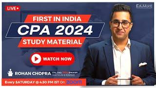 #USCPA #CPA First in India 2024 CPA study material | EduMont #onlineclasses #live #webinar