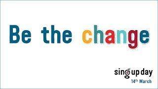 'Be the change' lyric video