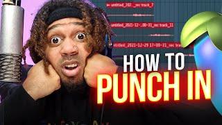 How To PUNCH IN Vocals in FL STUDIO // How To Record Vocals in Fl Studio 2022