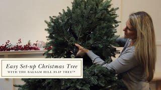 Easy Set-up Christmas Tree with the Balsam Hill Flip Tree™