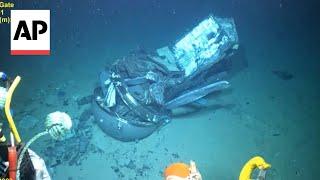 WATCH: Coast Guard releases video of the Titan submersible wreckage