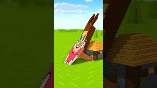 Hungry Snail Steve Zombie and Villager!!!??? - Minecraft animation #minecraft #shorts