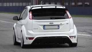 Ford Focus RS Mk2 Sound - Accelerations, Fly Bys, Backfires & More!