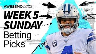 NFL Betting Picks & Predictions Week 5 | Awesemo Betting Show