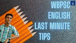 Last-Minute Tips and Tricks for WBPSC English | Assistant Professor Recruitment | Academia Made Easy