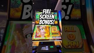 Full Screen Bonus on Mo’Mummy Slot machine!  #casino #slots #gambling #games