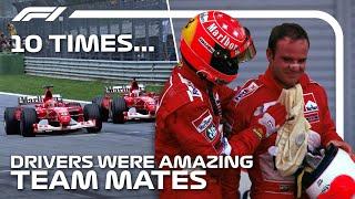 10 times F1 Drivers Were Amazing Team Mates