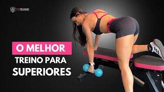 O MELHOR TREINO para secar e DEFINIR SUPERIORES