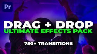 The Ultimate DRAG + DROP Transitions Pack | Premiere Pro