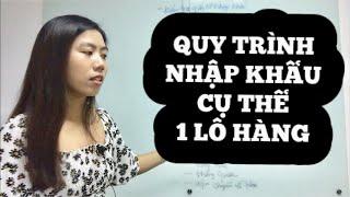 QUY TRÌNH NHẬP KHẨU MỘT LÔ HÀNG CỤ THỂ - NHẬP KHẨU MẶT HÀNG MỰC ĐÔNG LẠNH