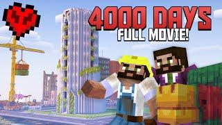 1000 days building a city in Hardcore Minecraft - FULL MOVIE!