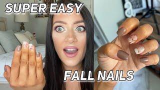 DIY EASY FALL NAILS WITH ME PRESS ON- GLAMNETIC NAILS