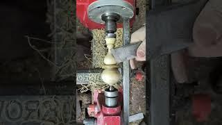 Making wood crafts on a lathe  #wood #wooddesigner #woodcrafts #diy