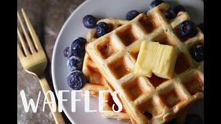 THE BEST WAFFLES | SUPER EASY HOMEMADE WAFFLES | #shorts | BY KRAFTED KITCHEN