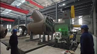 DN4000mm CNC Elbow Tee Reducer beveling Machine