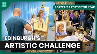 Scotland Museum Portrait Challenge - Portrait Artist of the Year -  EP2 - Art Documentary