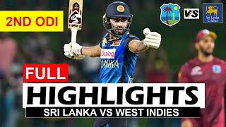 SRI LANKA VS WEST INDIES FULL HIGHLIGHTS 2ND ODI 2024 | SL VS WI