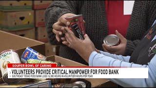 Volunteers help serve the mission of the Southeast Texas Food Bank