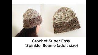 How to Crochet Super Easy 'Sprinkle' Beanie
