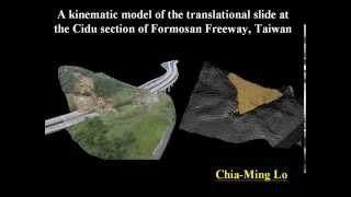 A kinematic model of the translational slide at the Cidu section of Formosan Freeway, Taiwan