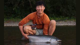 CHINOOK SALMON! Vedder River Salmon Fishing