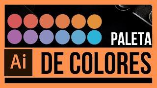 Como crear PALETA de COLORES  en ILLUSTRATOR (+ agregar muestras de COLOR)