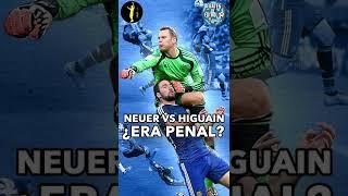 NEUER VS HIGUAÍN | ¿ERA PENAL? POLEMICA FINAL MUNDIAL 2014 #shorts #curiosidades