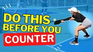 How To Block & Counter In Pickleball | Shut Down Hard-Hitter Attacks (& Fast Hands Tutorial)