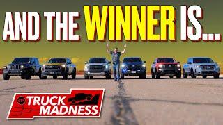 New 2024 Ford Ranger vs New 2024 Toyota Tacoma In a Nail-Biter Drag Race Against EVERY Small Truck!