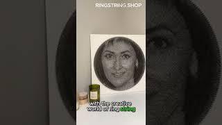 Create your own unique art.  #art #giftideas #ringstring