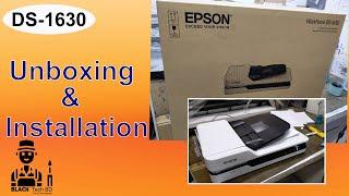 Epson DS-1630 Document Scanner | Unboxing | Driver Install |-BLACK Tech BD