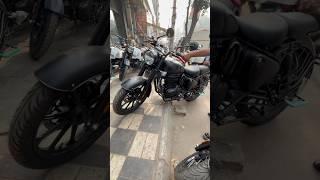 Royal Enfield Classic 350 dark stealth black ground clearence test #royalenfield #bulletlover