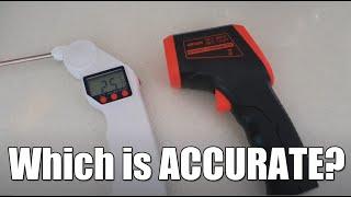 Is an infrared Thermometer more accurate then a meat thermometer?