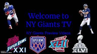 Welcome To NY Giants TV