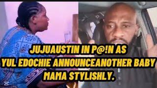 JUJUAUSTIN IN P@!N AS EDOCHIE ANNOUNCE ANOTHER BABY MAMA STYLISHLY.