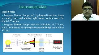 UV visible Spectroscopy - Dr. Utkarsh Tyagi IFTM University