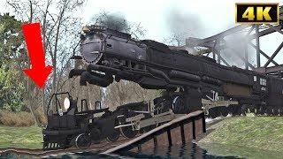 BIG BOY TRAIN in the WORST TRACKS