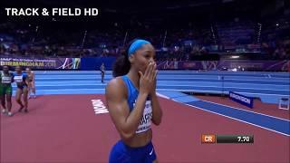 Keni Harrison breaks Championship Record to win 60m Hurdles World Title in Birmingham