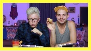 The Chicken Nugget Challenge Rematch (2014) | Tyler Oakley