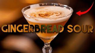 Christmas Cocktail Idea - a GINGERBREAD SOUR