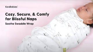 Sleep through the night with KeaBabies Soothe Swaddle Wrap